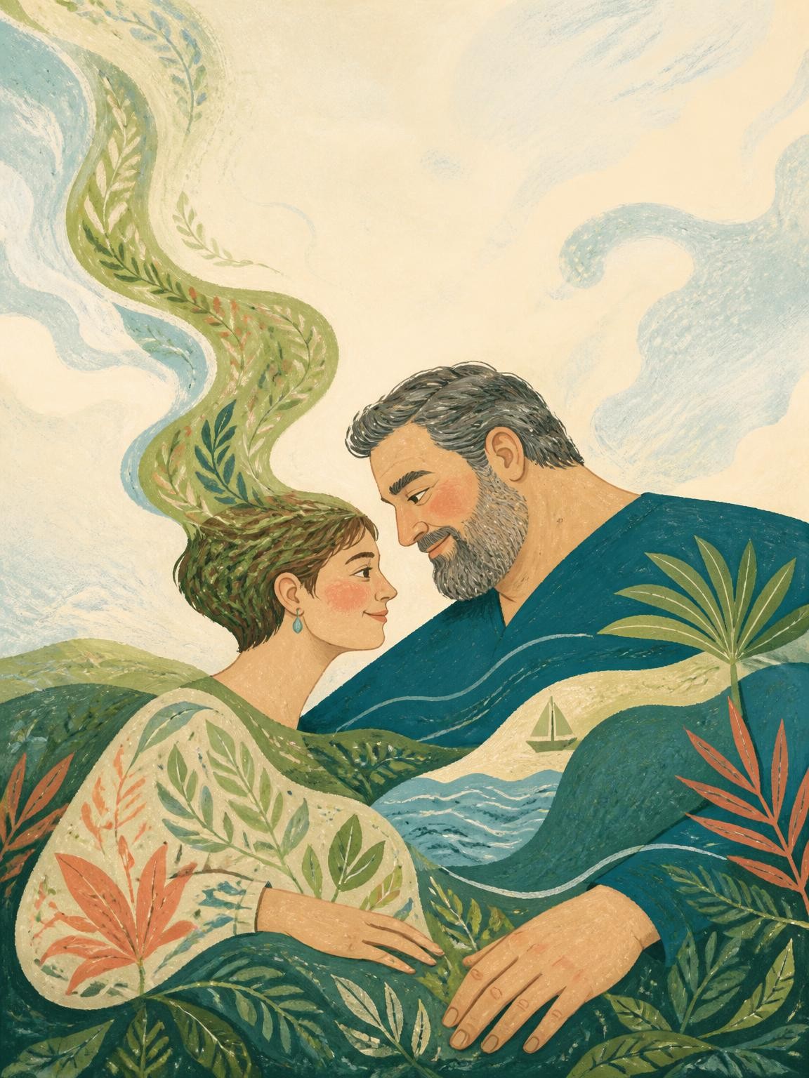 Illustration from Renata and Bruno's couples edition